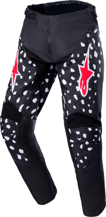 Alpinestars 2023 Youth Racer North Pants (Black Neon Red, Youth 26)