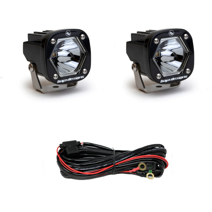 Baja Design 387807 LED Light Pods S1 Pair Spot Laser LED Backup Kit