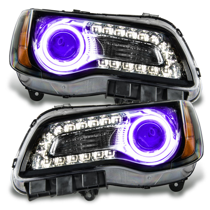 Oracle 11-14 Chrysler 300C SMD HL Black NON HID UV/Purple SEE WARRANTY 7729-007