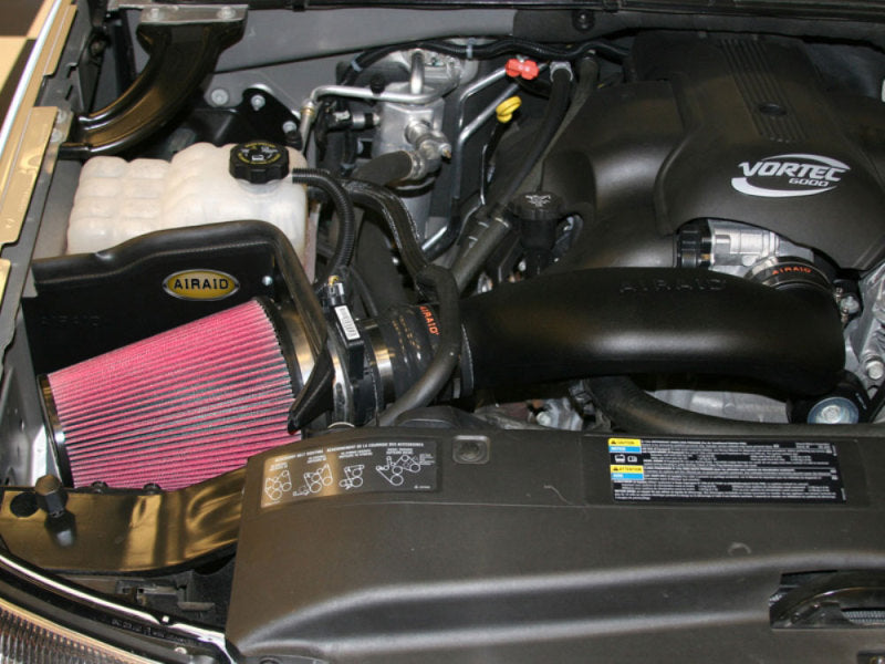 Airaid Cold Air Intake System By K&N: Increased Horsepower, Cotton Oil Filter: Compatible With 2005-2007 Gmc/Cadillac/Chevrolet (See Product Description For Complete Vehicle Fitment) Air- 200-185