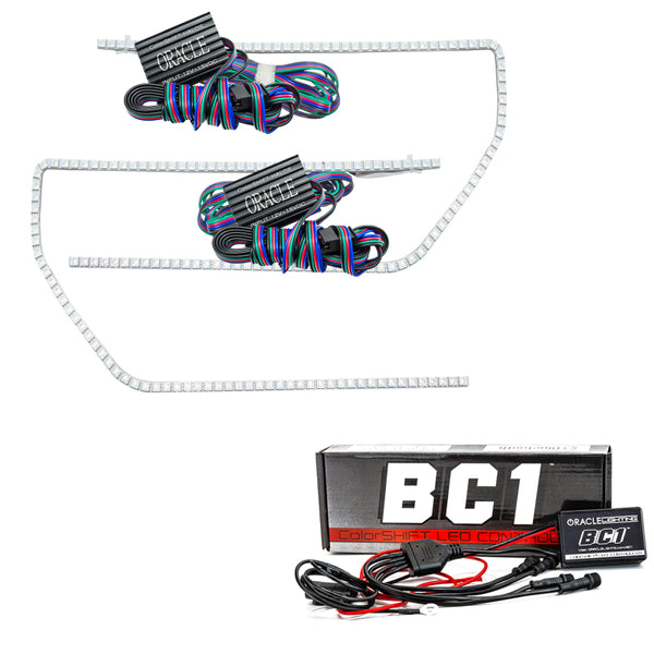 Oracle Fits Ford F-150/Raptor 09-14 Perimeter Halo Kit Colorshift W/ BC1 Controller See Warranty 2203-335