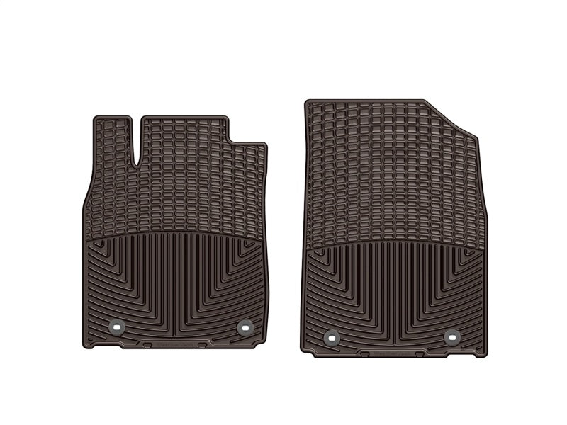 WeatherTech 2013+ Lexus ES Front Rubber Mats Cocoa W289CO