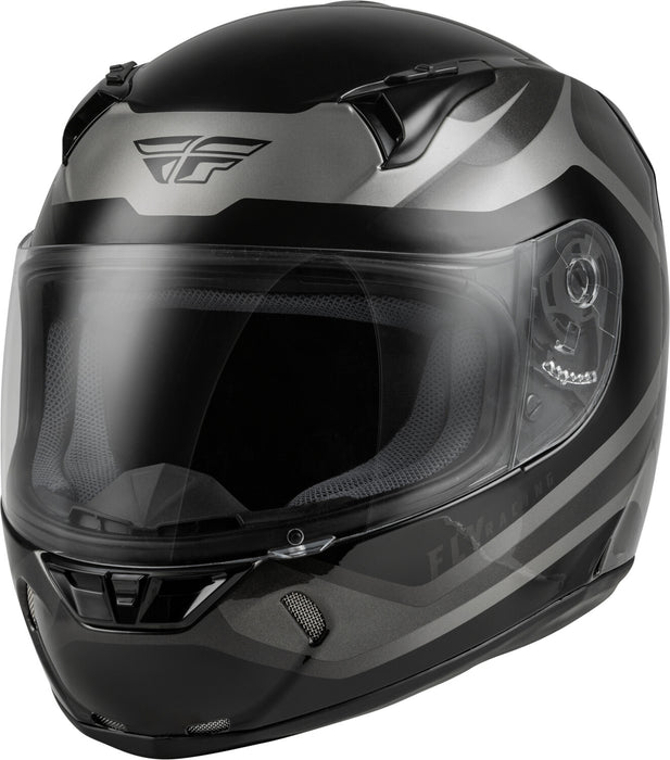 Fly Racing 73-8383L Revolt Rush Helmet Grey/Black Lg