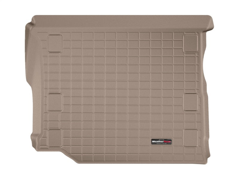 WeatherTech 2018+ compatible with Jeep Wrangler Unlimited Cargo Liners Tan(Vehicles w/Flat Load Floor & Subwoofer) 411107