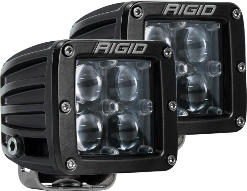 Rigid D-Series Pro Led Light, Hyperspot Optic, Surface Mount, Black Housing,