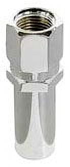RIGID McGard Chrome Racing 1.365inch Shank Style Lug Nut Set (1/2inch 20 Thread Size) Set of 4 63000
