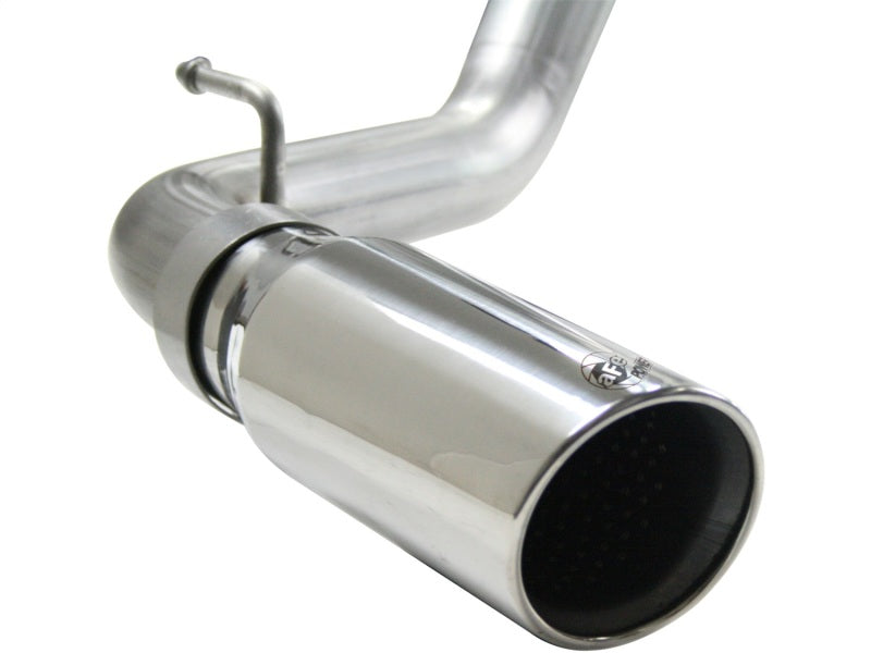 aFe MACHForce XP 2.5in 409SS Cat Back Exhaust w/ 304SS Polished Tip 05-13 Toyota Tacoma V6 4.0L 49-46013