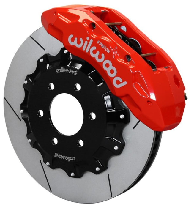 Wilwood TX6R Front Kit 15.50in Rotor w/ Lines Red 10-14 Ford F150 Raptor 140-15886-R