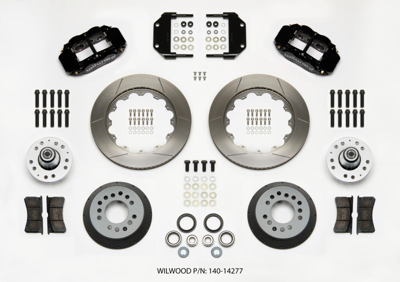 Wilwood Narrow Superlite 6R Front Hub Kit 14.00in Magnum Force Drop Spindle 140-14277