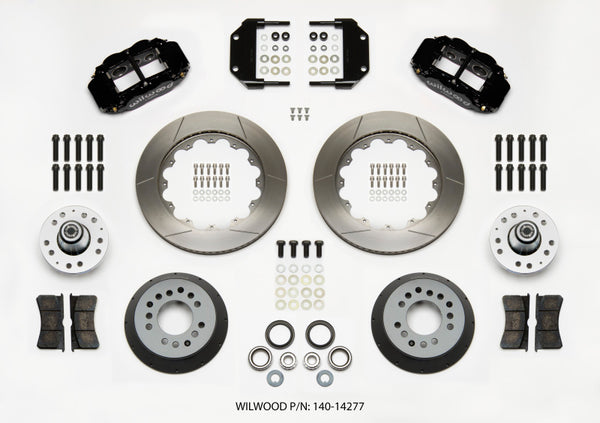 Wilwood Narrow Superlite 6R Front Hub Kit 14.00in Magnum Force Drop Spindle 140-14277