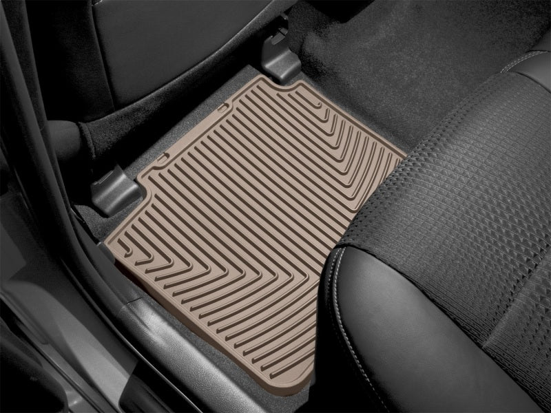 WeatherTech 06+ Lincoln MKZ Rear Rubber Mats Tan W256TN