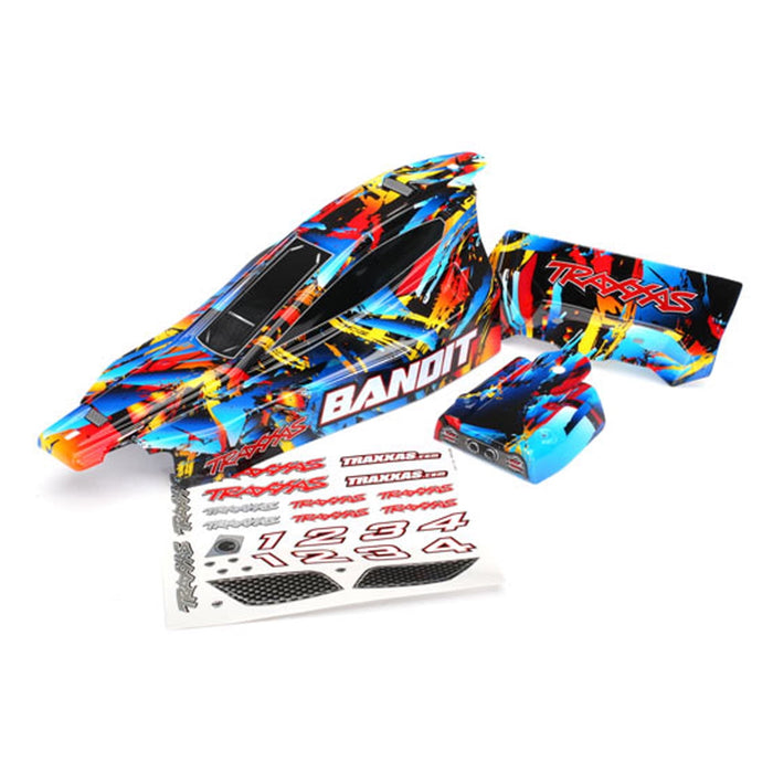 Traxxas 2448 - Bandit XL-5 Pre-Cut Body, Factory Painted, Rock n' Roll Graphics