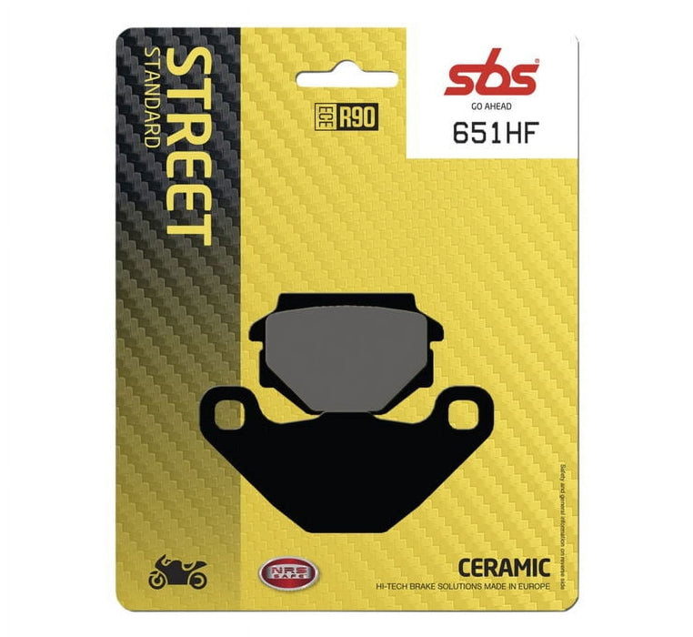 SBS 651HF Rear Ceramic Brake Pads