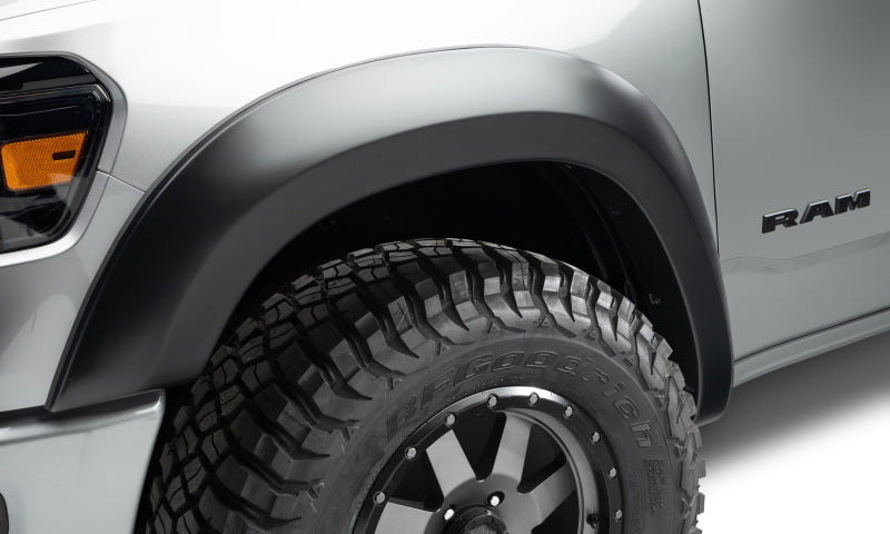 Bushwacker 19-22 Ram 1500 (Excl. Rebel/TRX) 67.4 & 76.3in Bed Extend-A-Fender Flares 2pc FR Blk 50055-02