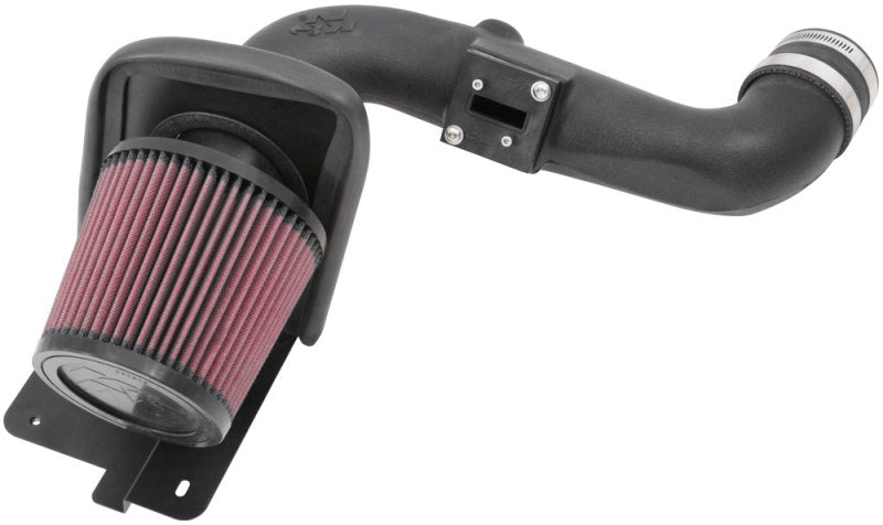 K&N 63-2587 Aircharger Intake Kit for FORD FIESTA ST L4-1.6L F/I, 2014-2019