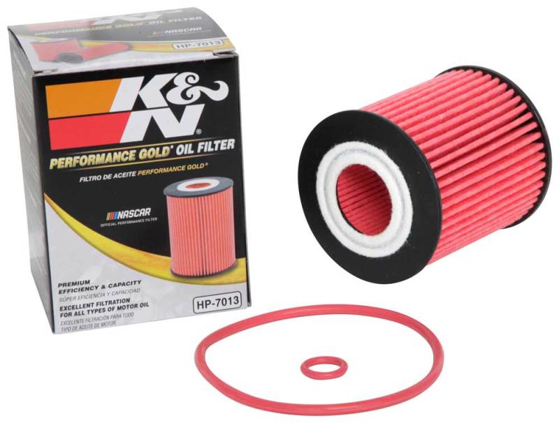 K&N Premium Oil Filter: Protects Your Engine: Compatible With Select Ford/Mazda/Mercury Vehicle Models (See Product Description For Full List Of Compatible Vehicles), Hp-7013 HP-7013
