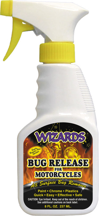 Wizards Presoak Bug Release for Motorcycles - Easy-to-Use Effective Dirt Removal Spray - Spot Cleaner for Motorcycles & All Surfaces - 8 fl oz