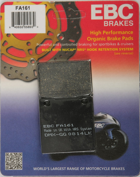 EBC Brakes FA161 Disc Brake Pad Set