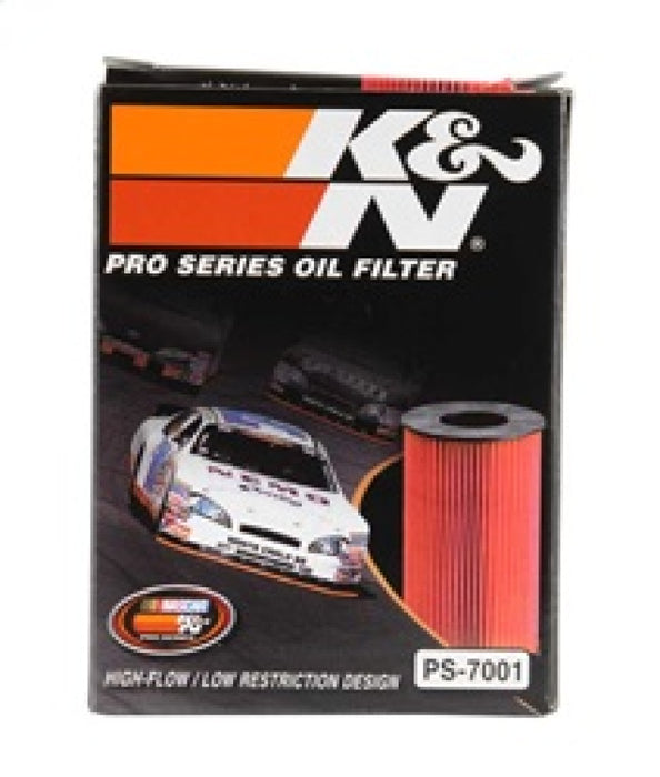 K&N Pro Series Oil FIlter 1.188in ID x 2.125in OD x 2.688in H for 99-01 Cadillac Catera PS-7001