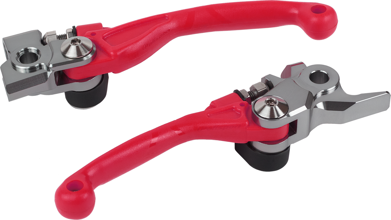 Polisport 8487200053 Pivot Unbreakable Lever Set - Red