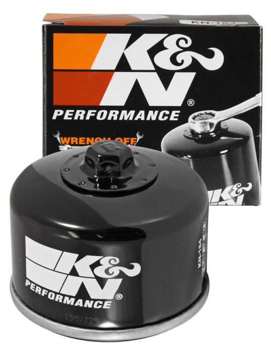 K&N Motorcycle Oil Filter: High Performance, Premium, Designed To Be Used With Synthetic Or Conventional Oils: Fits Select Piaggio, Aprilia, Peugeot, Malaguti, Gilera Vehicles, Kn-184 KN-184