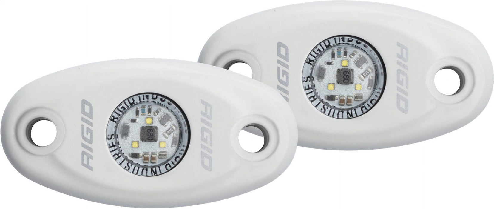 Rigid Industries A-Series Light - White - Low Strength - Cool White - Set of 2