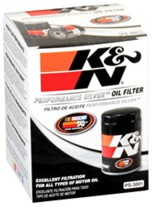 K&N Oil Filter for Ford/Audi/VW/Toyota/Mercury/Mazda/Compatible with Nissan/Compatible with Dodge/Lincoln/Volvo 3.656in OD PS-3001