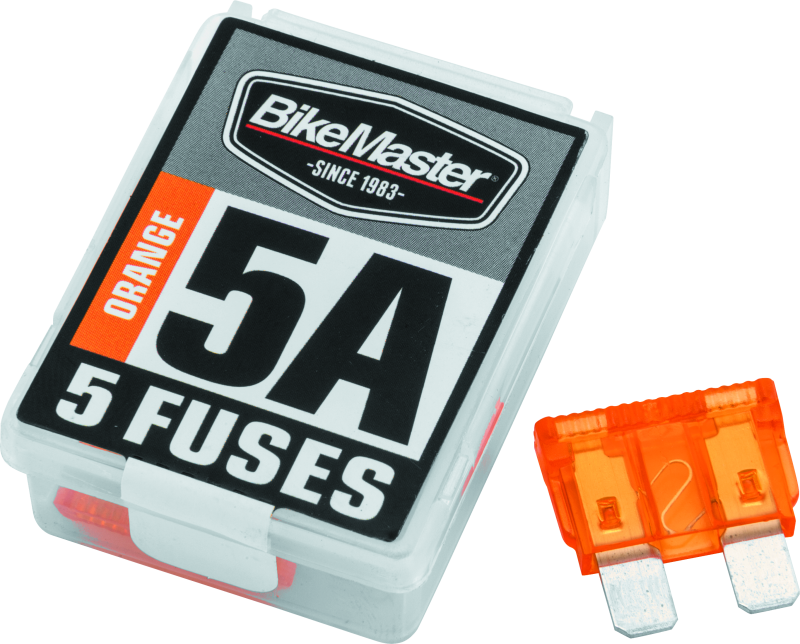 Bikemaster 5A Blade Fuses, 5 Pcs. 30-BC05-5