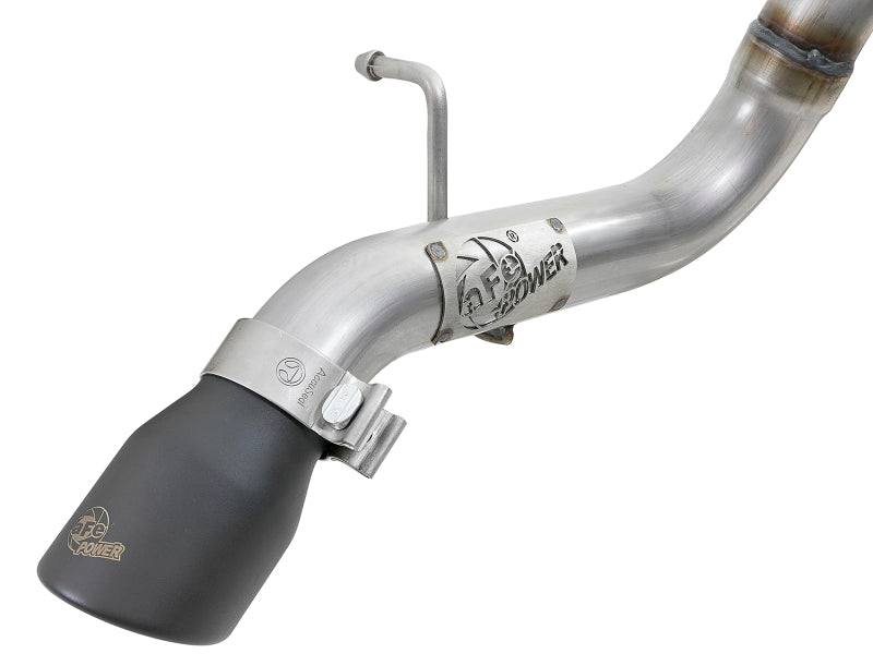 aFe MACH Force-Xp 2.5in 409SS Catback High-Tuck Exhaust 18-21 compatible with Jeep (JL) 3.6L 4-Door Black Tip 49-48065-1B