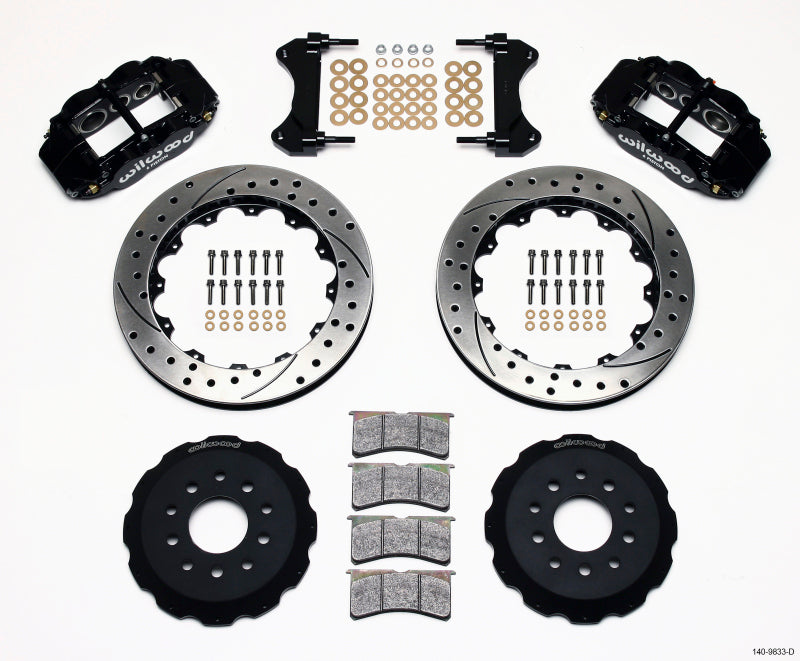 Wilwood Narrow Superlite 6R Front Hat Kit 13.06in Drilled 98-02 Camaro/Firebird 140-9833-D