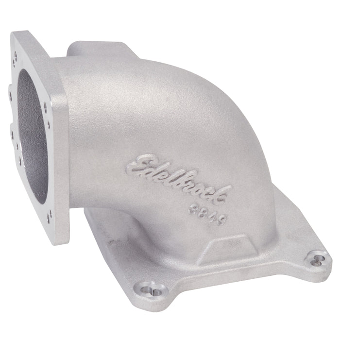 Edelbrock High Flow Intake Elbow 95mm Throttle Body to Square-Bore Flange As-Cast Finish 3849