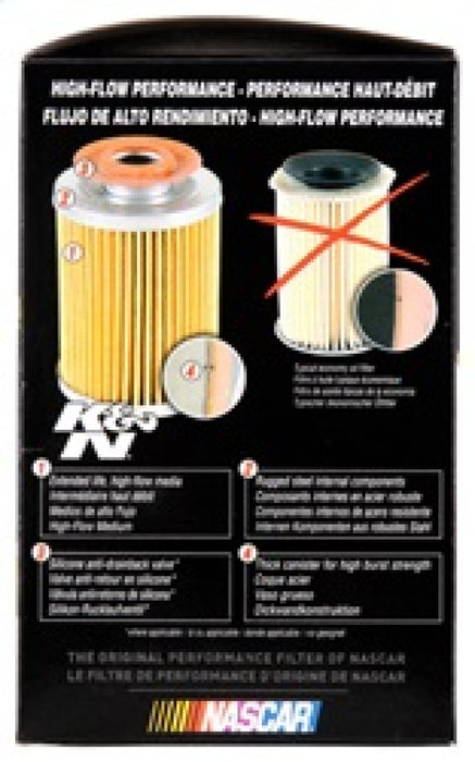 K&N Premium Oil Filter: Protects Your Engine: Fits Select Fits Ford/Fits