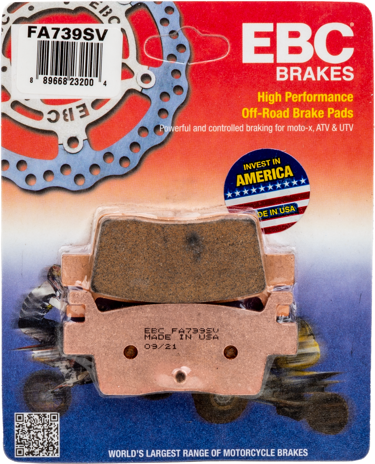 Ebc FA739SV SV Series Severe Duty Brake Pads