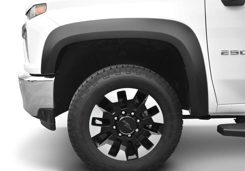 Bushwacker 2020 Chevrolet Silverado 2500 Extend-A-Fender Style Flares Front 2pc Black 40163-02