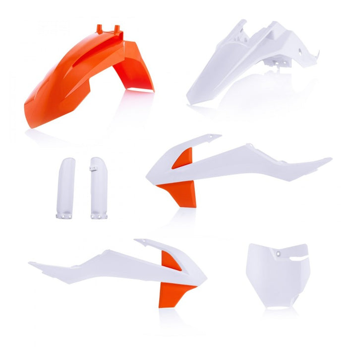 Acerbis Orange/White Full Body Plastic Kit (2791526812)