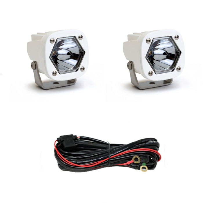 Baja Design 387807WT LED LIght Pods S1 Spot Laser White Pair