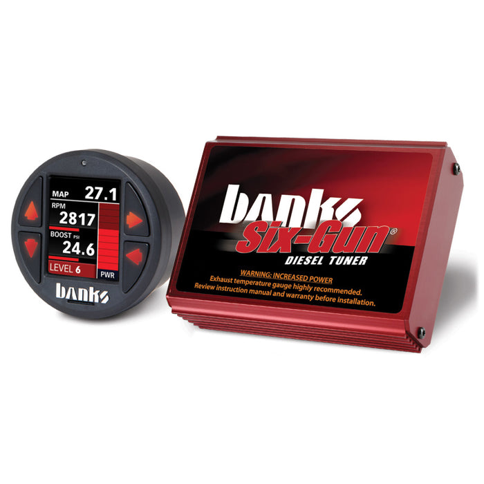 Banks 07-10 Chevy/GMC 2500/3500 6.6L LMM Six-Gun Diesel Tuner w/ iDash-1.8 61416