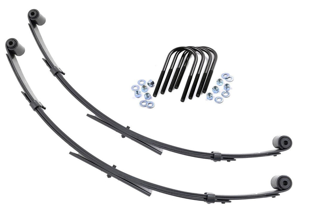 Rough Country Front Leaf Springs 2.5" Lift Pair Jeep Wrangler Yj 4Wd (87-95) 8009Kit
