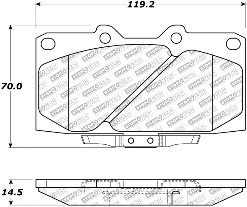 Stoptech St Street Brake Pads 305.0647