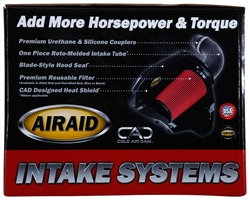 Airaid Cold Air Intake System By K&N: Increased Horsepower, Cotton Oil Filter: Compatible With 2011-2014 Ford (F150) Air- 400-299