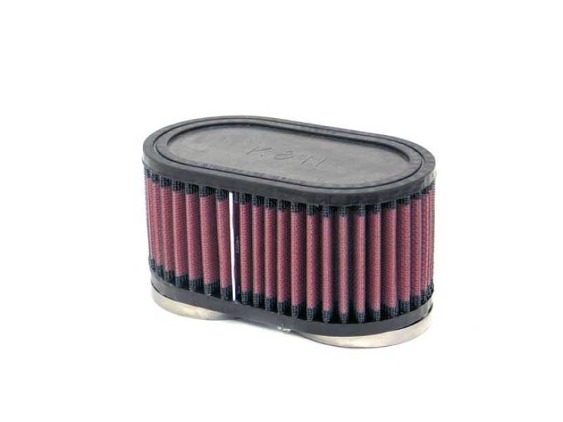 K&N Universal Clamp-On Air Filter: High Performance, Premium, Washable, Replacement Engine Filter: Flange Diameter: 2.375 In, Filter Height: 3 In, Flange Length: 0.375 In, Shape: Oval, Ru-2920 RU-2920