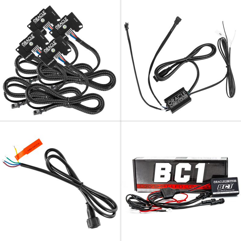 Oracle compatible with Jeep Wrangler JL/Gladiator JT RGB+W Headlight DRL Kit w/ BC1 Controller SEE WARRANTY 1346-335
