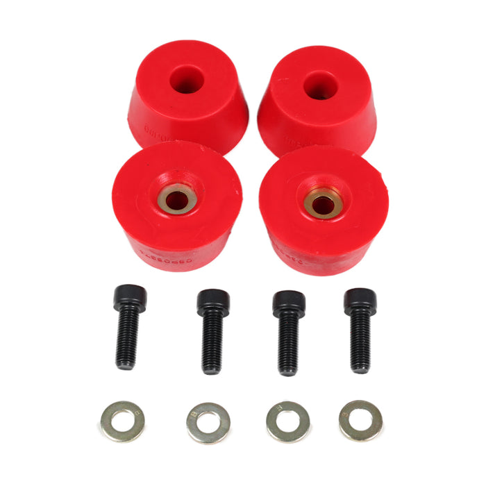 Energy Suspension 96-02 Toyota 4Runner Front Hyper Flex Red Bump Stop Set 8.9103R