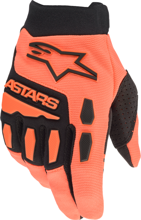 Alpinestars Youth & Kids Full Bore Gloves Orange/Black Y2Xs (3543622-41-XXS)