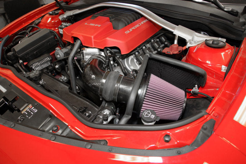 K&N 63-3079 Aircharger Intake Kit for CARBON FIBER, CHEV. CAMARO ZL1 6.2L-V8, 2012-2015