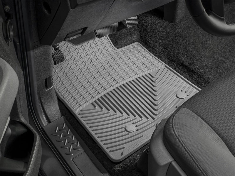 WeatherTech 08-13 Toyota Highlander Front Rubber Mats Grey W86GR