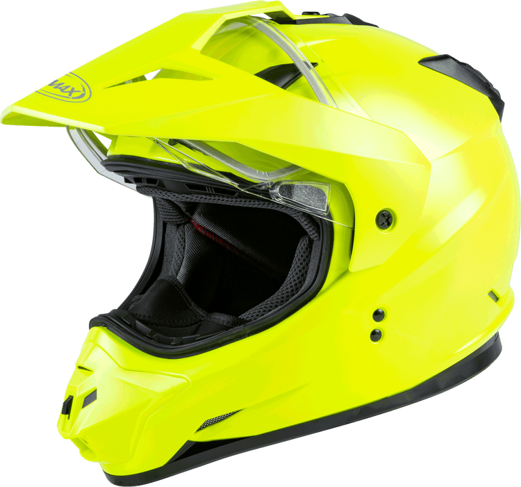 GMAX GM-11S Dual-Sport, Full-Face Snow Helmet, DOT-Approved (HI-VIS)