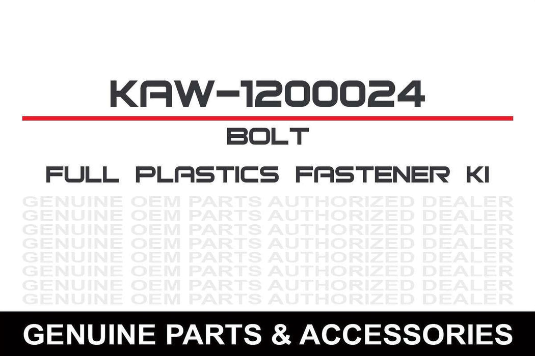 Bolt Kawasaki Full Plastics Fastener Kit Kx4 50F - Kaw-1200024