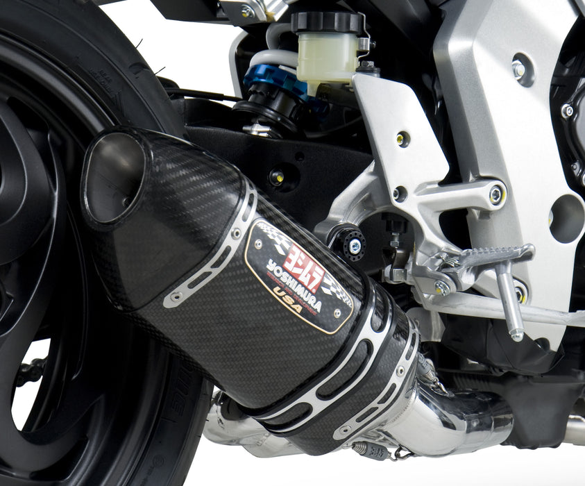 Yoshimura 1210040220 R-77 Race Series 3/4 Exhaust - Carbon Fiber Muffler