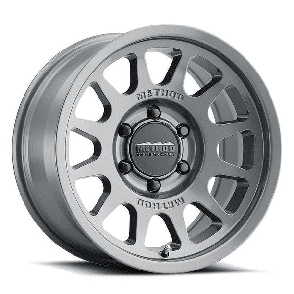 Method Wheels Method Race Wheels Mr70378562800 Closeout Mr703 Bead Grip, 17X8.5, 0Mm Offset, 6X120, 67Mm Centerbore, Gloss Titanium MR70378562800